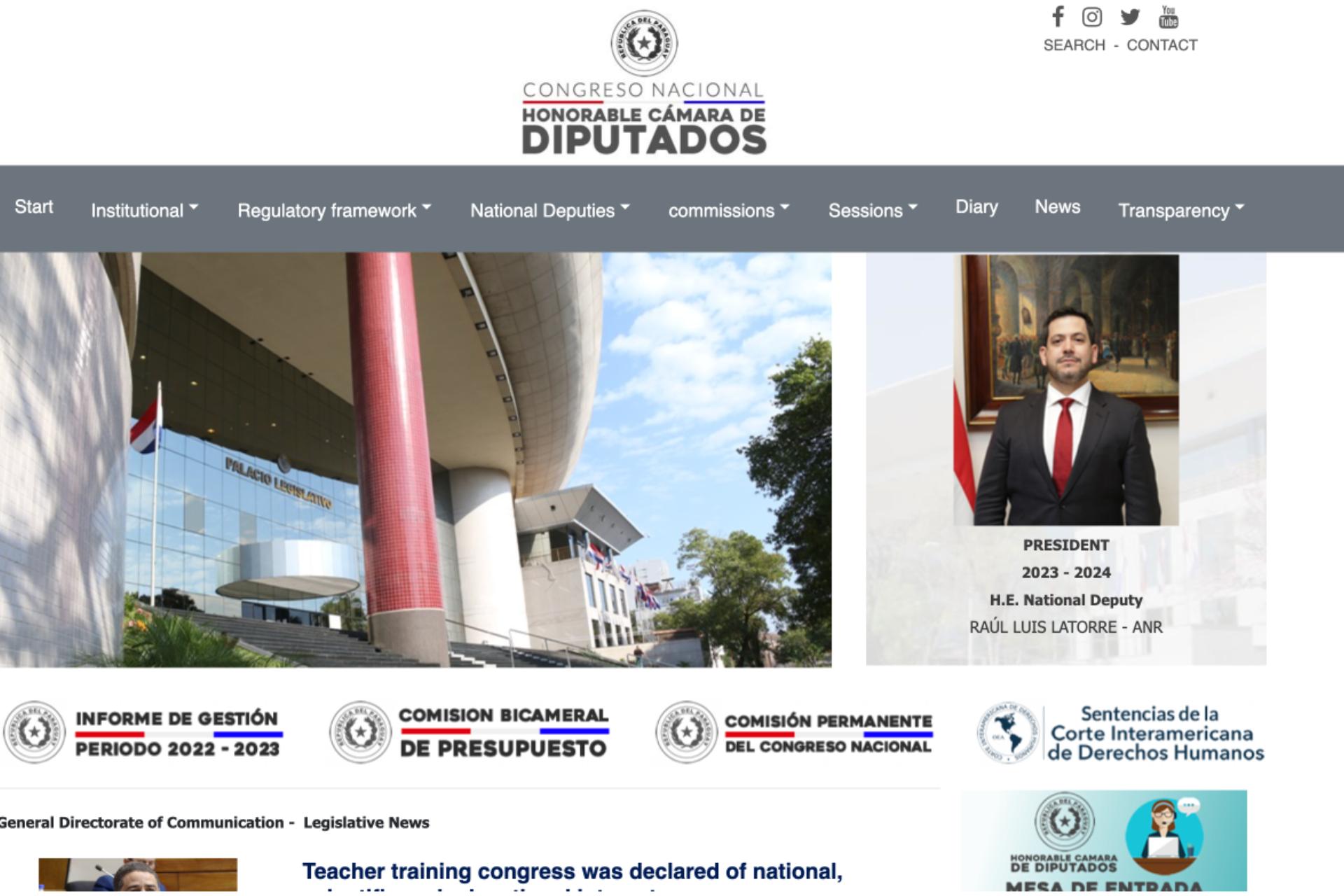 Chamber of Deputies of Paraguay Chamber of Deputies of Paraguay