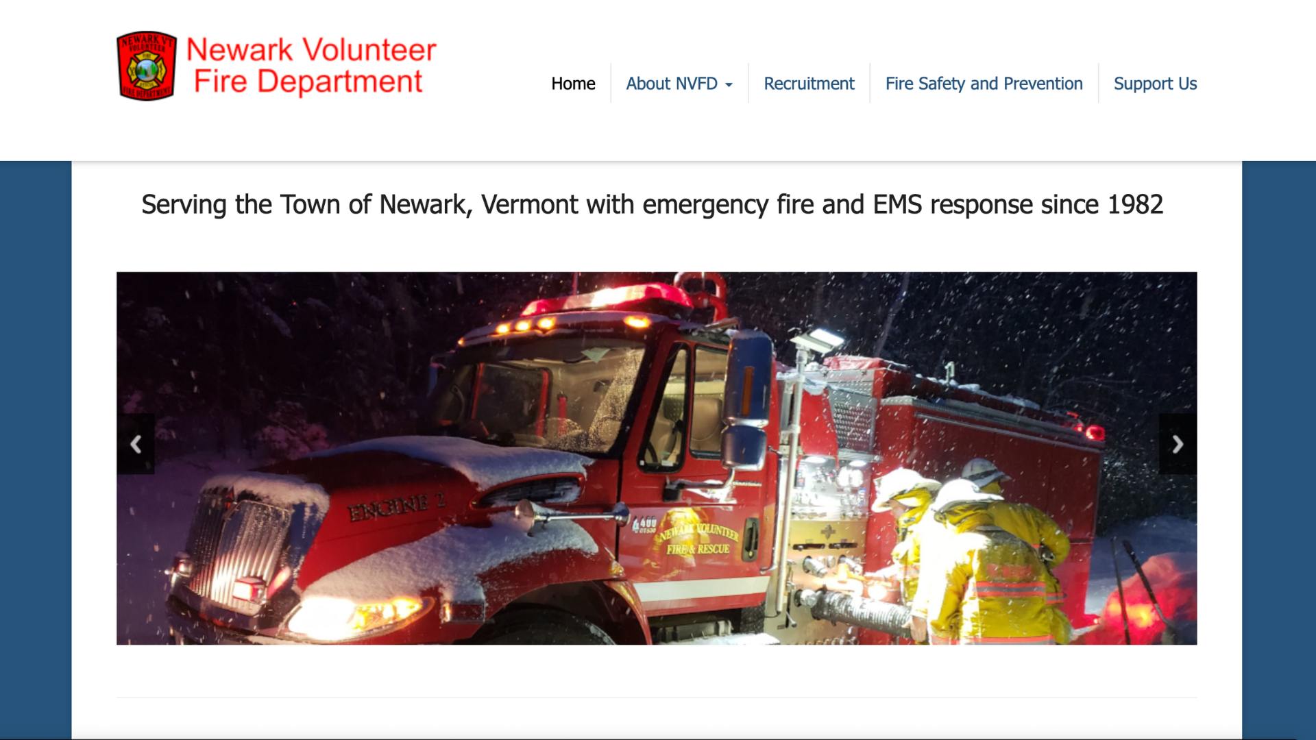 Newark Volunteer Fire Department Newark Volunteer Fire Department