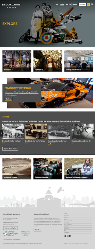 Brooklands Museum Brooklands Museum Website Stripes