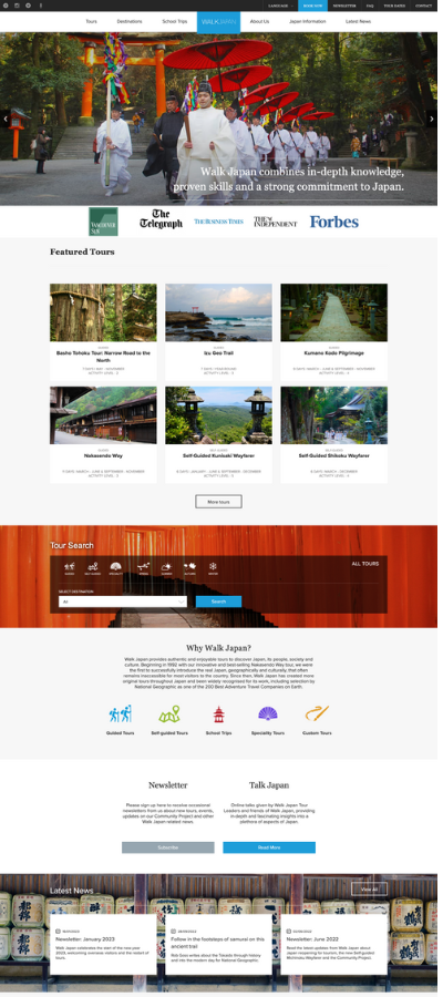 Walk Japan Home Page Walk Japan Home Page